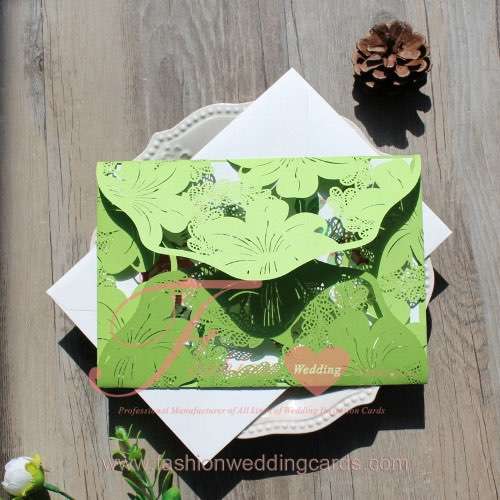 2017 Lily Laser Cut Wedding Invitations Philippines